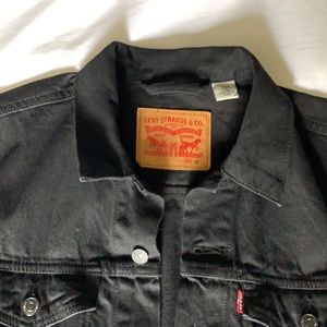 Levi black denim jacket